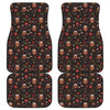 Cute Owl Print Front and Back Car Floor Mats