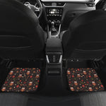 Cute Owl Print Front and Back Car Floor Mats