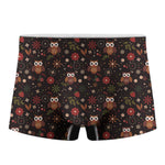 Cute Owl Print Men's Boxer Briefs