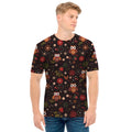 Cute Owl Print Men's T-Shirt