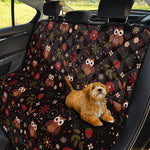 Cute Owl Print Pet Car Back Seat Cover