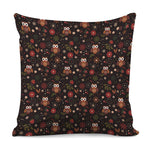 Cute Owl Print Pillow Cover