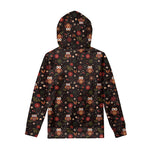 Cute Owl Print Pullover Hoodie