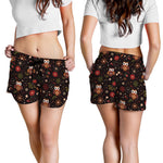 Cute Owl Print Women's Shorts