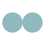 Cute Panda And Balloon Pattern Print Car Coasters
