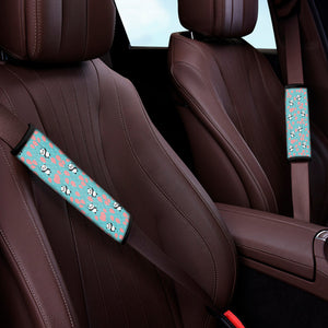 Cute Panda And Balloon Pattern Print Car Seat Belt Covers