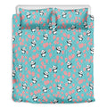 Cute Panda And Balloon Pattern Print Duvet Cover Bedding Set