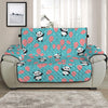 Cute Panda And Balloon Pattern Print Half Sofa Protector