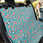 Cute Panda And Balloon Pattern Print Pet Car Back Seat Cover