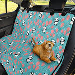 Cute Panda And Balloon Pattern Print Pet Car Back Seat Cover