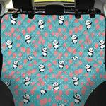 Cute Panda And Balloon Pattern Print Pet Car Back Seat Cover