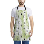 Cute Panda And Bamboo Pattern Print Apron