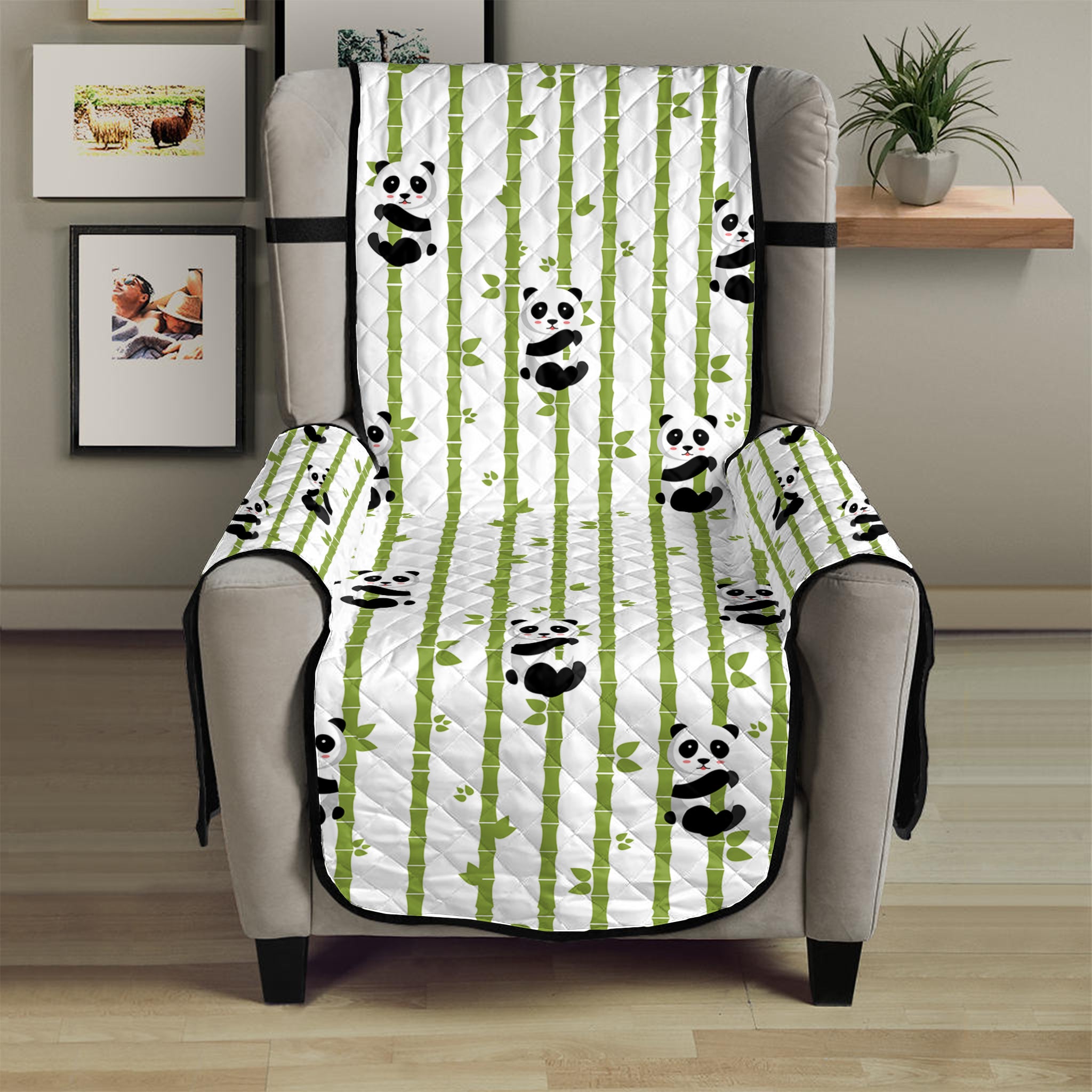 Bamboo Print Furniture Protector