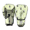 Cute Panda And Bamboo Pattern Print Boxing Gloves