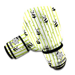 Cute Panda And Bamboo Pattern Print Boxing Gloves