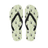 Cute Panda And Bamboo Pattern Print Flip Flops