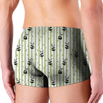 Cute Panda And Bamboo Pattern Print Men's Boxer Briefs