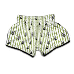 Cute Panda And Bamboo Pattern Print Muay Thai Boxing Shorts