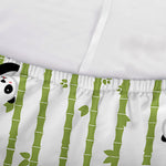 Cute Panda And Bamboo Pattern Print Sofa Cover