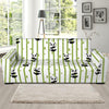 Cute Panda And Bamboo Pattern Print Sofa Slipcover