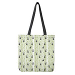 Cute Panda And Bamboo Pattern Print Tote Bag