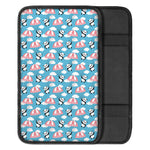 Cute Panda And Parachute Pattern Print Car Center Console Cover