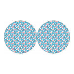 Cute Panda And Parachute Pattern Print Car Coasters