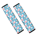Cute Panda And Parachute Pattern Print Car Seat Belt Covers