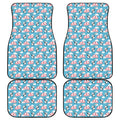 Cute Panda And Parachute Pattern Print Front and Back Car Floor Mats