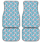 Cute Panda And Parachute Pattern Print Front and Back Car Floor Mats