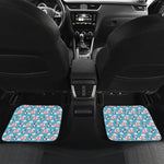 Cute Panda And Parachute Pattern Print Front and Back Car Floor Mats