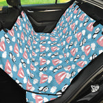 Cute Panda And Parachute Pattern Print Pet Car Back Seat Cover