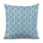 Cute Panda And Parachute Pattern Print Pillow Cover