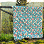 Cute Panda And Parachute Pattern Print Quilt