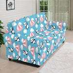 Cute Panda And Parachute Pattern Print Sofa Cover