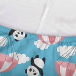 Cute Panda And Parachute Pattern Print Sofa Cover