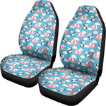 Cute Panda And Parachute Pattern Print Universal Fit Car Seat Covers