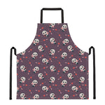 Cute Panda Cupid Valentine Pattern Print Apron