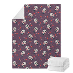 Cute Panda Cupid Valentine Pattern Print Blanket