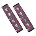 Cute Panda Cupid Valentine Pattern Print Car Seat Belt Covers