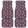 Cute Panda Cupid Valentine Pattern Print Front and Back Car Floor Mats
