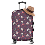 Cute Panda Cupid Valentine Pattern Print Luggage Cover