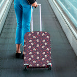 Cute Panda Cupid Valentine Pattern Print Luggage Cover