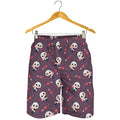 Cute Panda Cupid Valentine Pattern Print Men's Shorts
