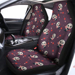 Cute Panda Cupid Valentine Pattern Print Universal Fit Car Seat Covers