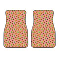Cute Papaya Pattern Print Front Car Floor Mats