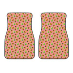 Cute Papaya Pattern Print Front Car Floor Mats