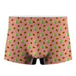 Cute Papaya Pattern Print Men's Boxer Briefs