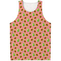 Cute Papaya Pattern Print Men's Tank Top
