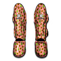 Cute Papaya Pattern Print Muay Thai Shin Guards